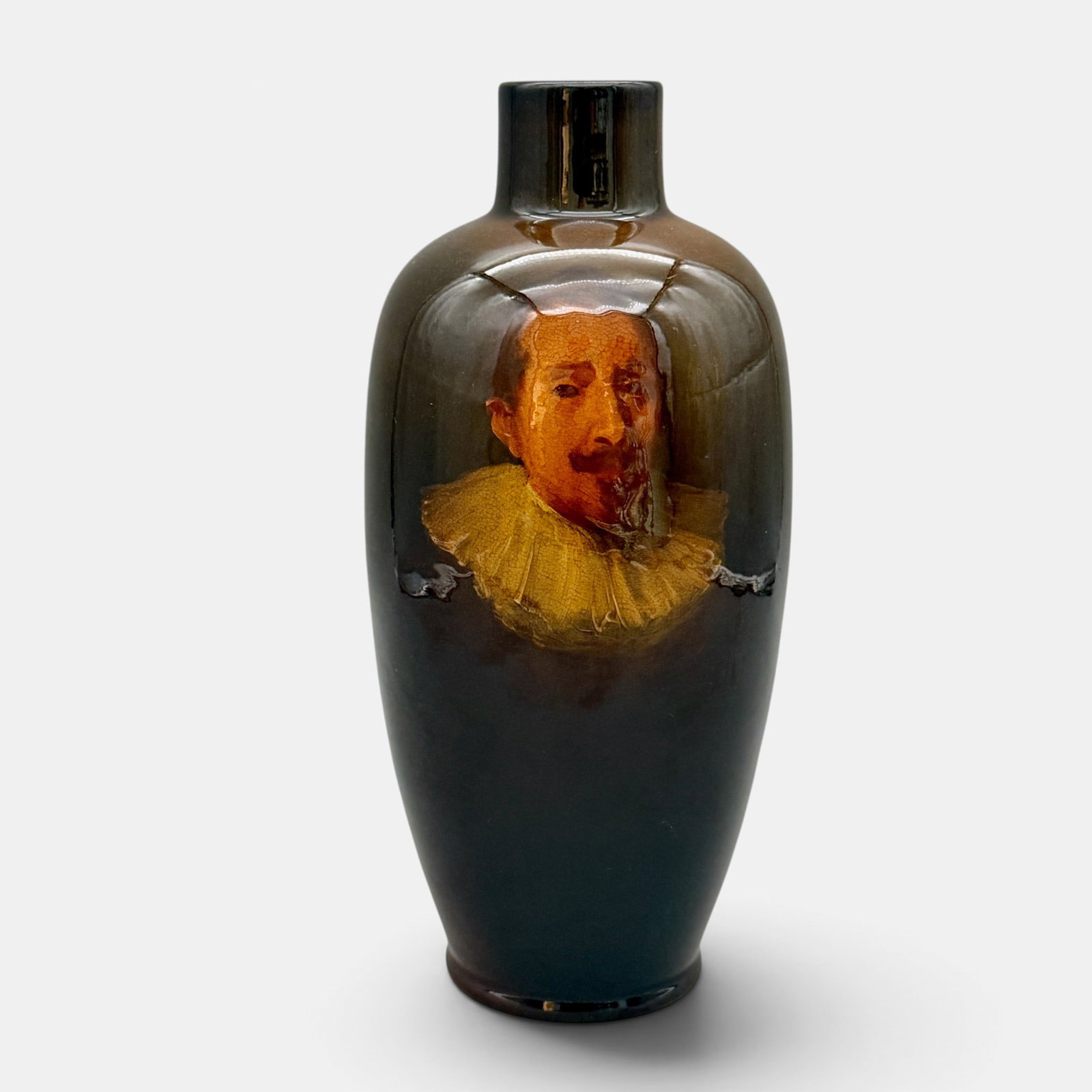 Rookwood Standard glaze portrait, Laurence, 1899. (1 of 6)