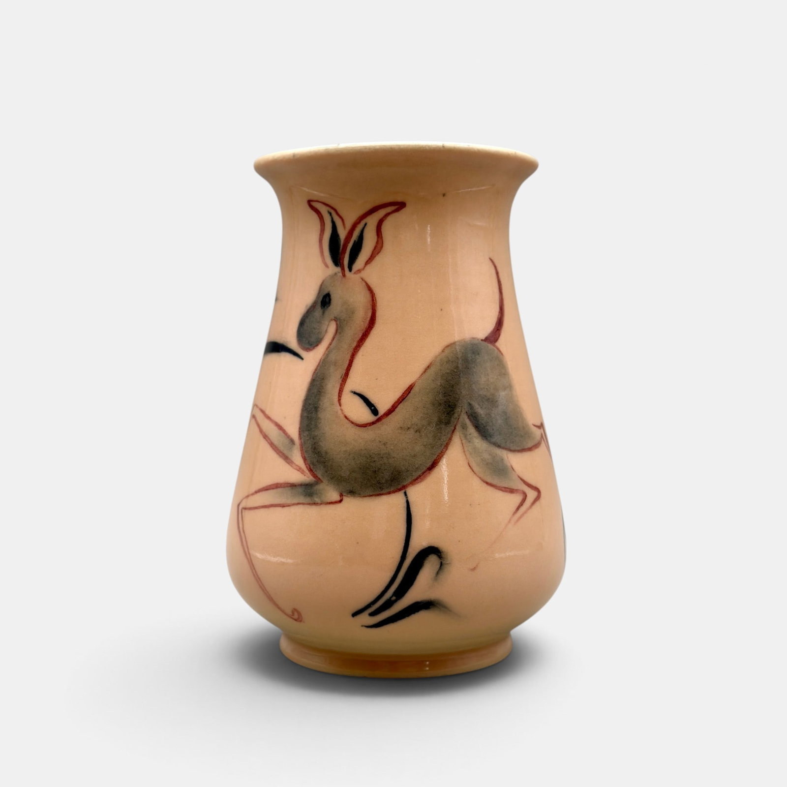Rookwood Decorated Porcelain, leaping deer, Stegner, 1946. (1 of 5)