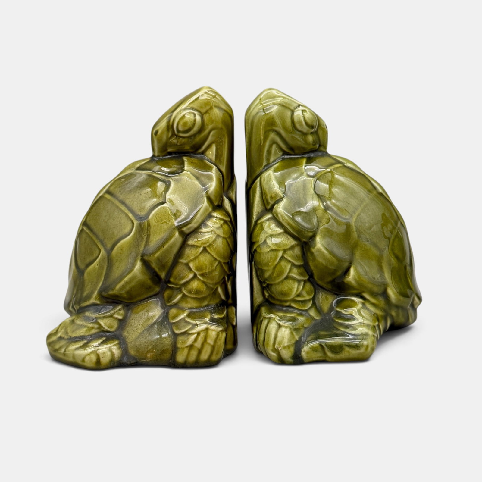 Pair of Kenton Hills Porcelain Turtle" bookends. (1 of 6)