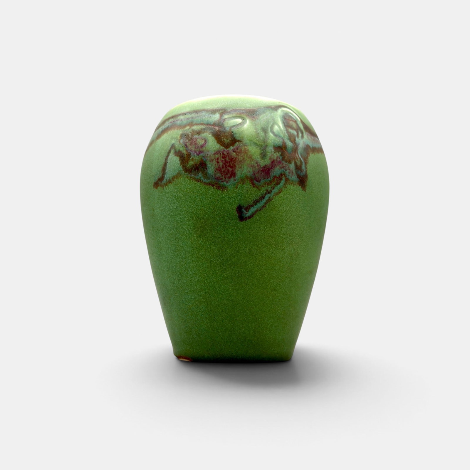 Mat glaze Rookwood vase, inised flowers, Toohey, 1903 (1 of 5)