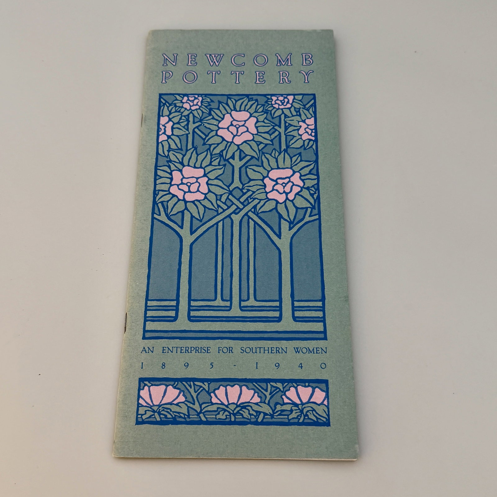 Framed Newcomb Pottery screen print. - 5