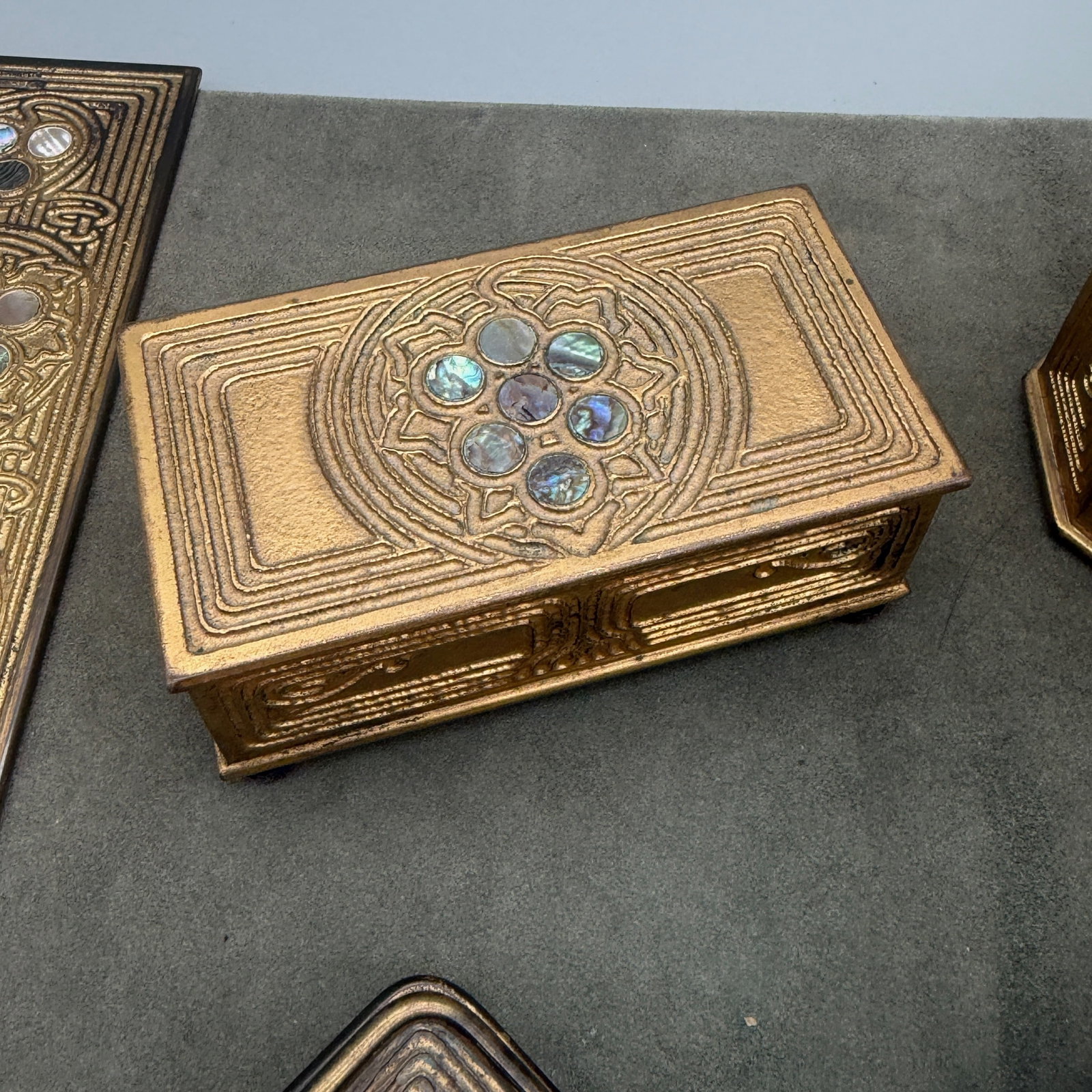 Tiffany Studios Abalone Desk Set - 5