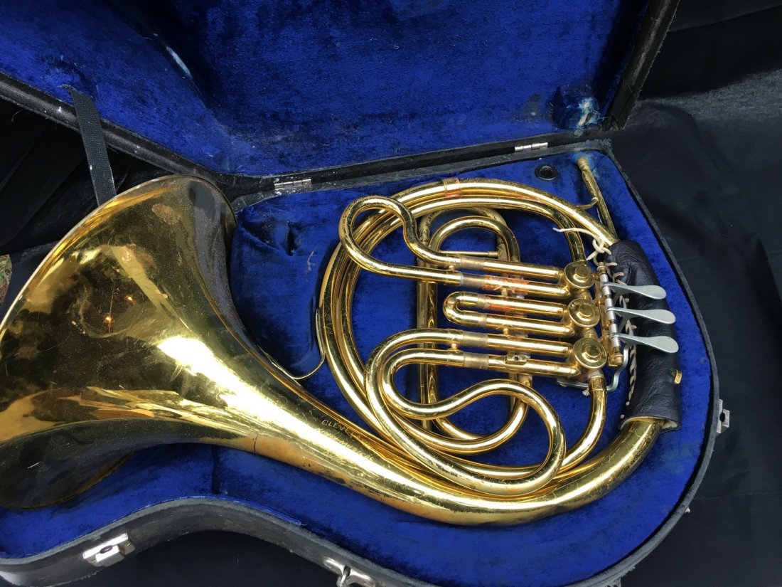 Cleveland King French horn: 19" long ,