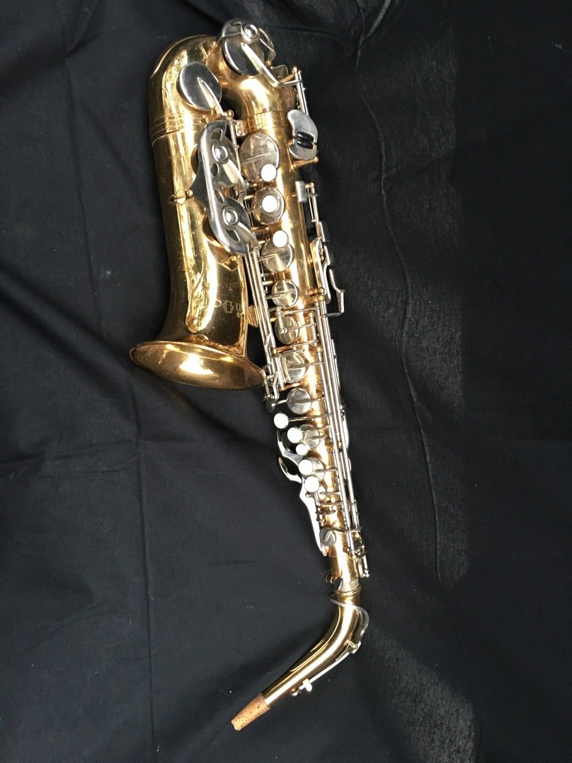 Vito Saxophone: 24" long, serial 001301 made in Taiwan