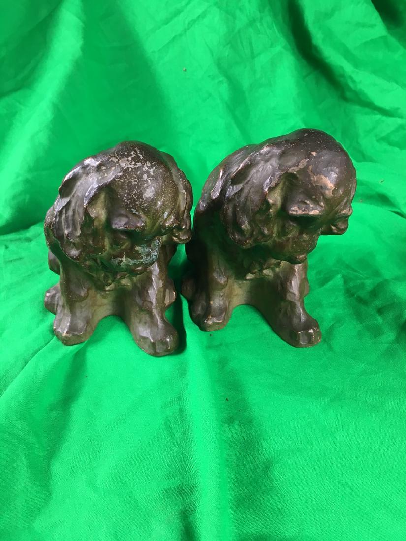 Pair of dog mcclelland barclay bookends: Mcclelland Barclay stunning Bookends measure 6"x4"