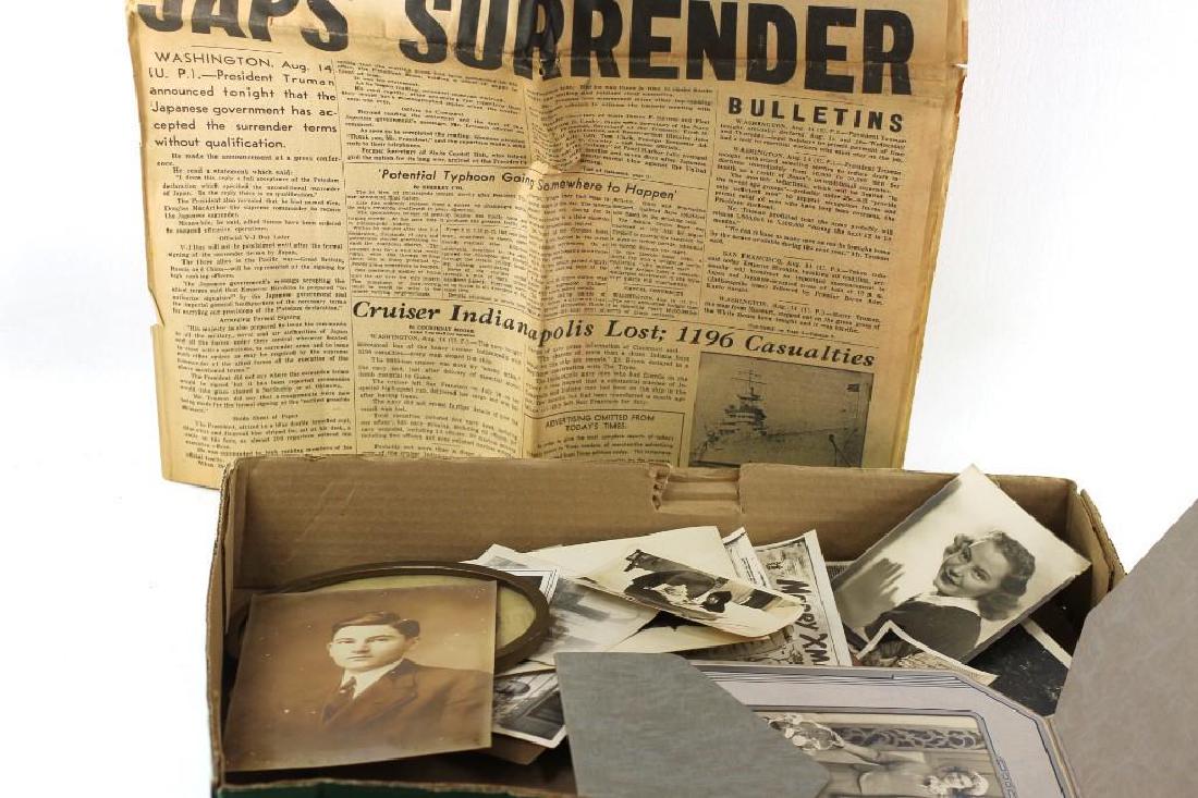 World War Ii Midpacifican Newspaper With Superman &