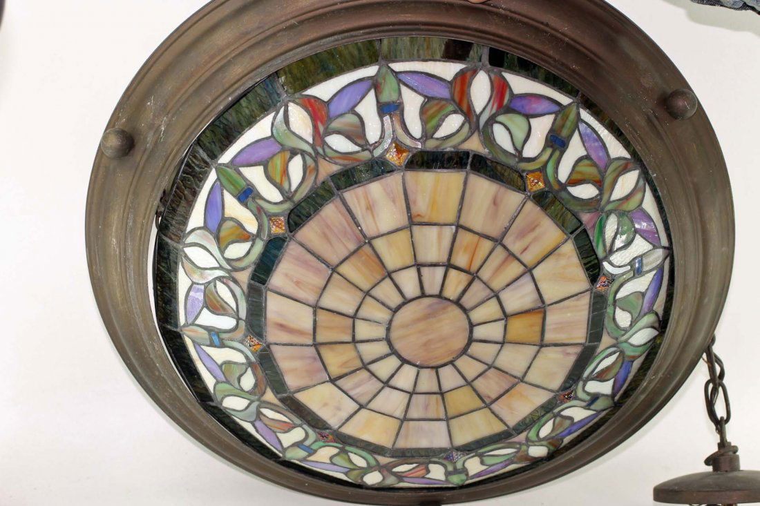 Stained Glass Light Fixture (1 of 7)