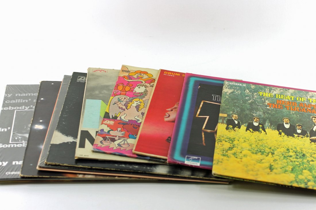 Lot of LP Records: Includes Herb Albert and the Tijuana Brass, Tom Jones, Etc