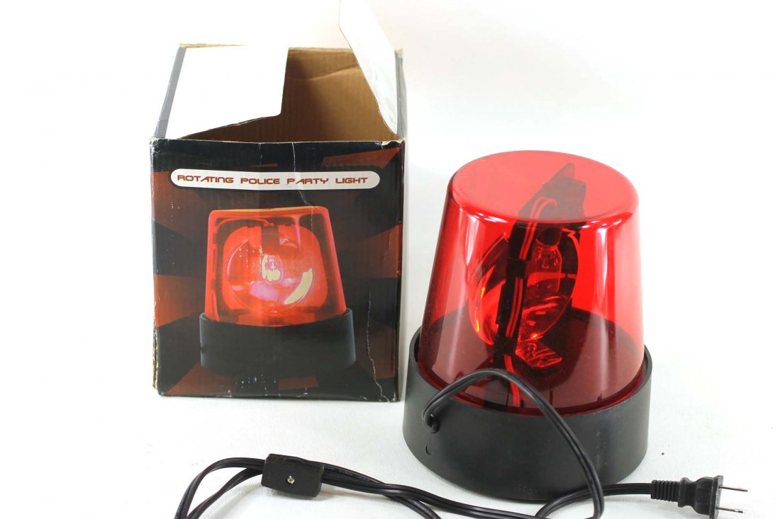 Rotating Police Party Light New in Box (1 of 1)