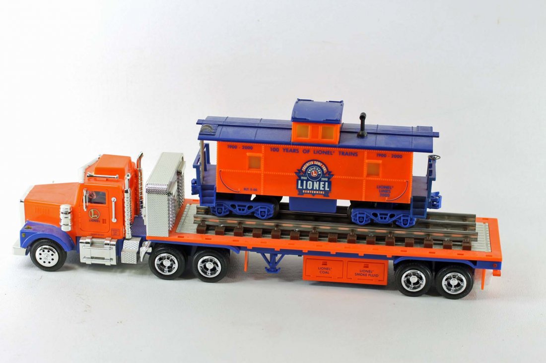 Lionel Train Toy Semi Truck with Caboose (1 of 2)