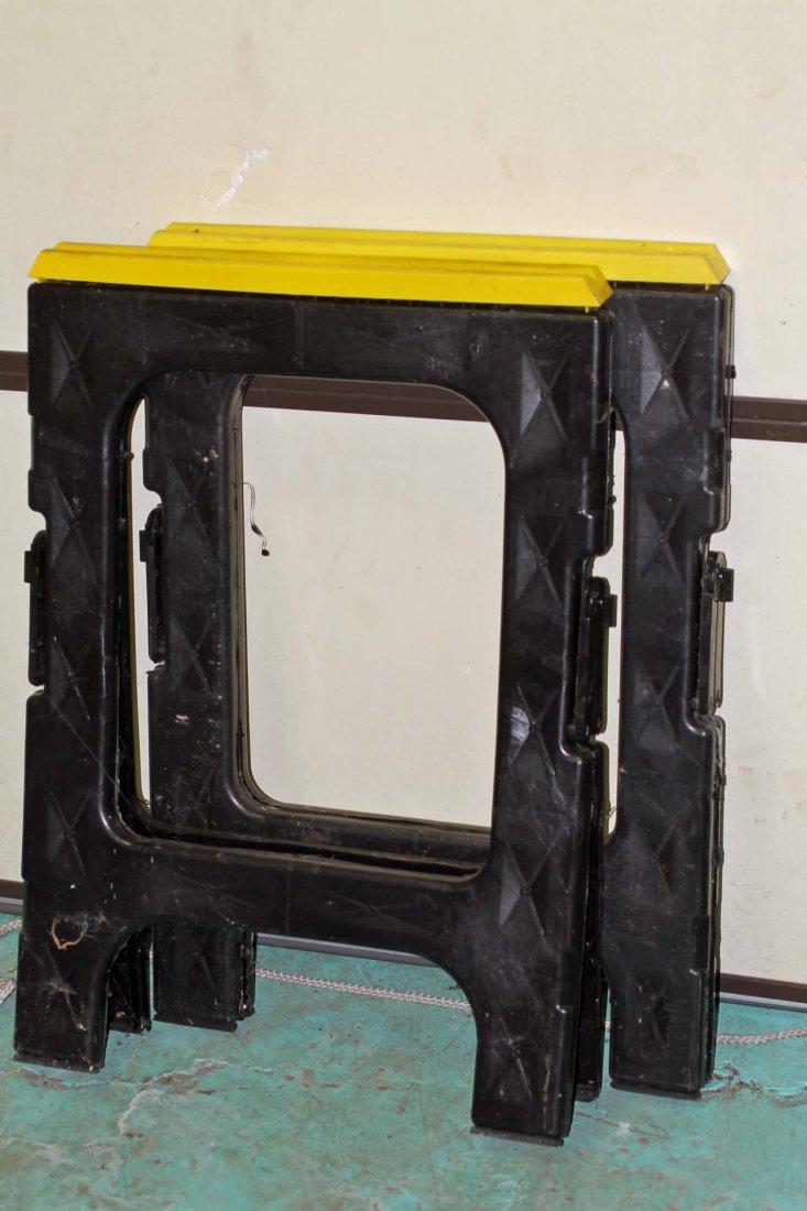 2 Plastic Sawhorses (1 of 1)