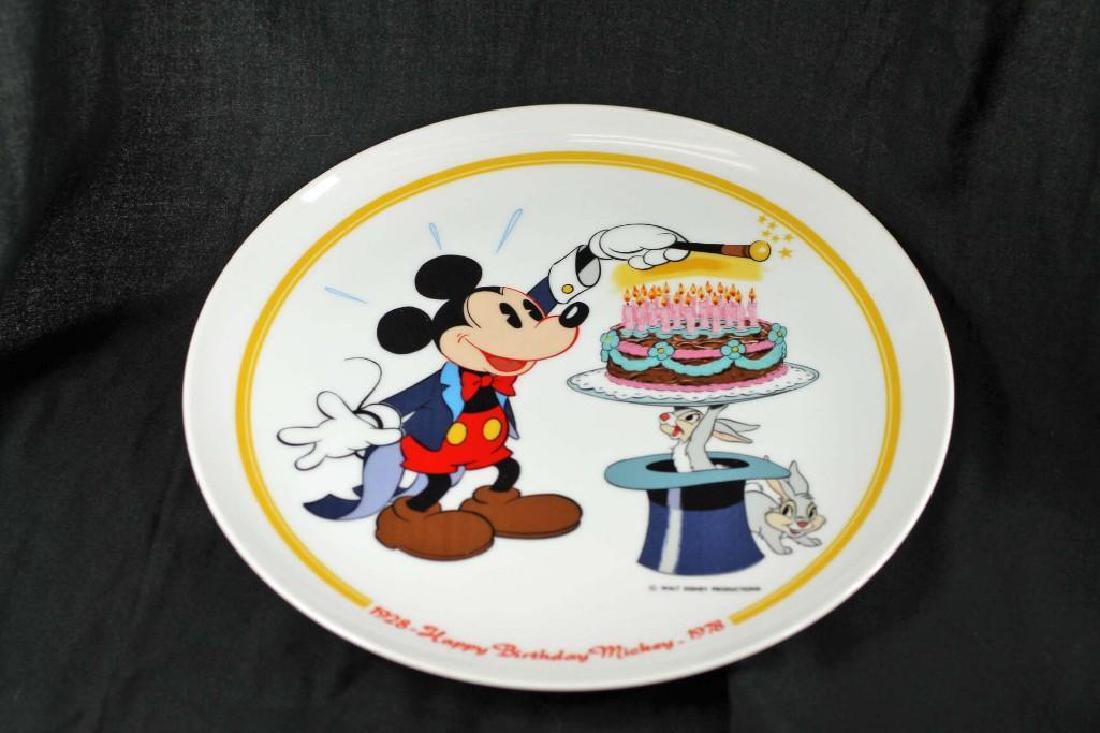 Disney Mickey Mouse Collector Plate, Happy Birthday (1 of 2)