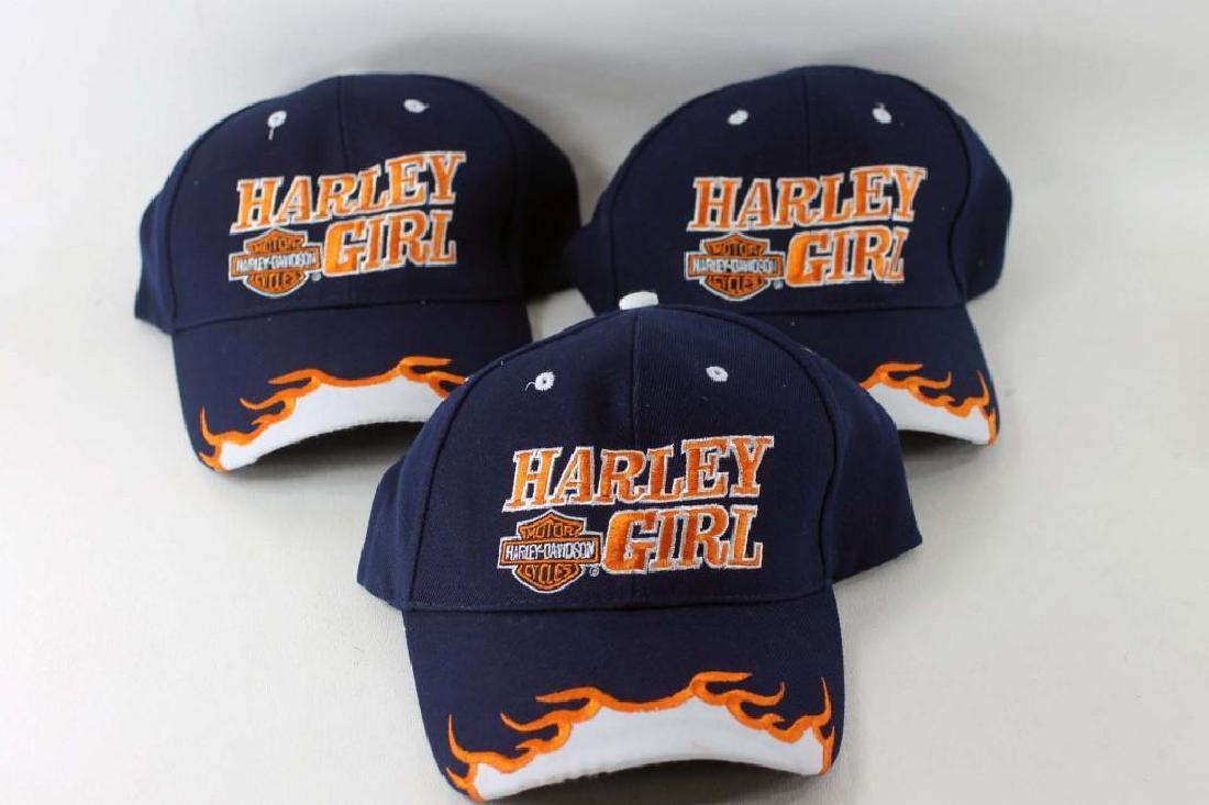 Lot of 3 Harley Girl Harley Davidson Hats or Caps (1 of 1)