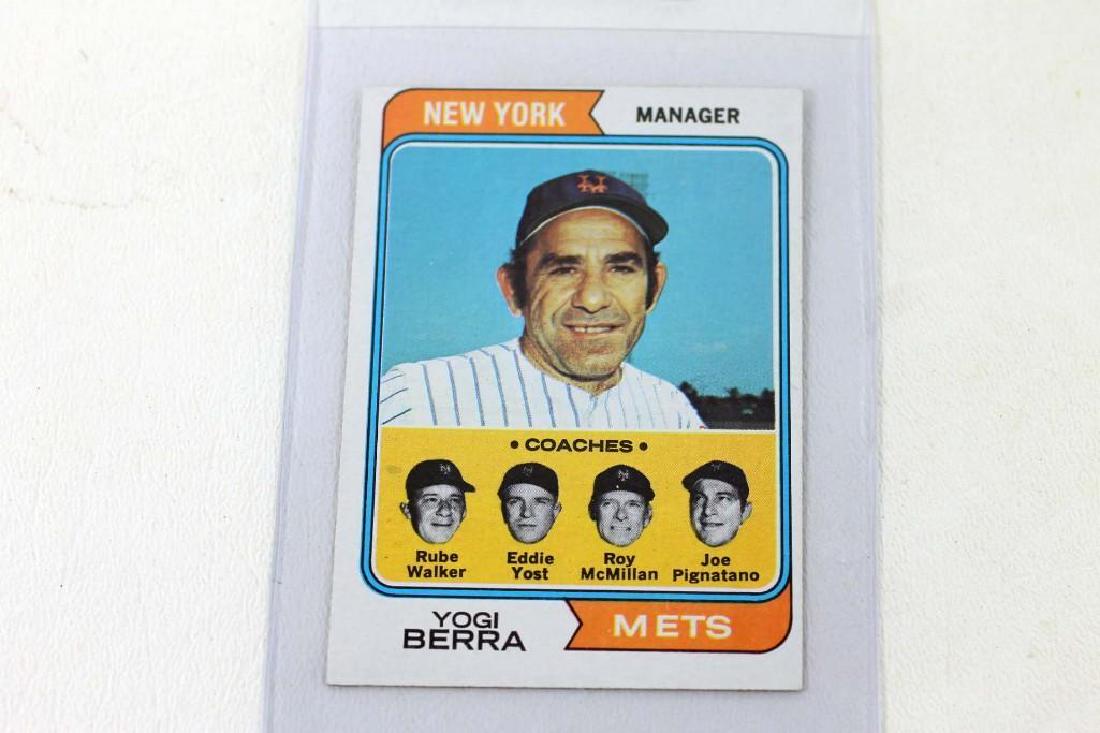 1974 Topps #179 Yogi Berra New York Mets Manager (1 of 2)