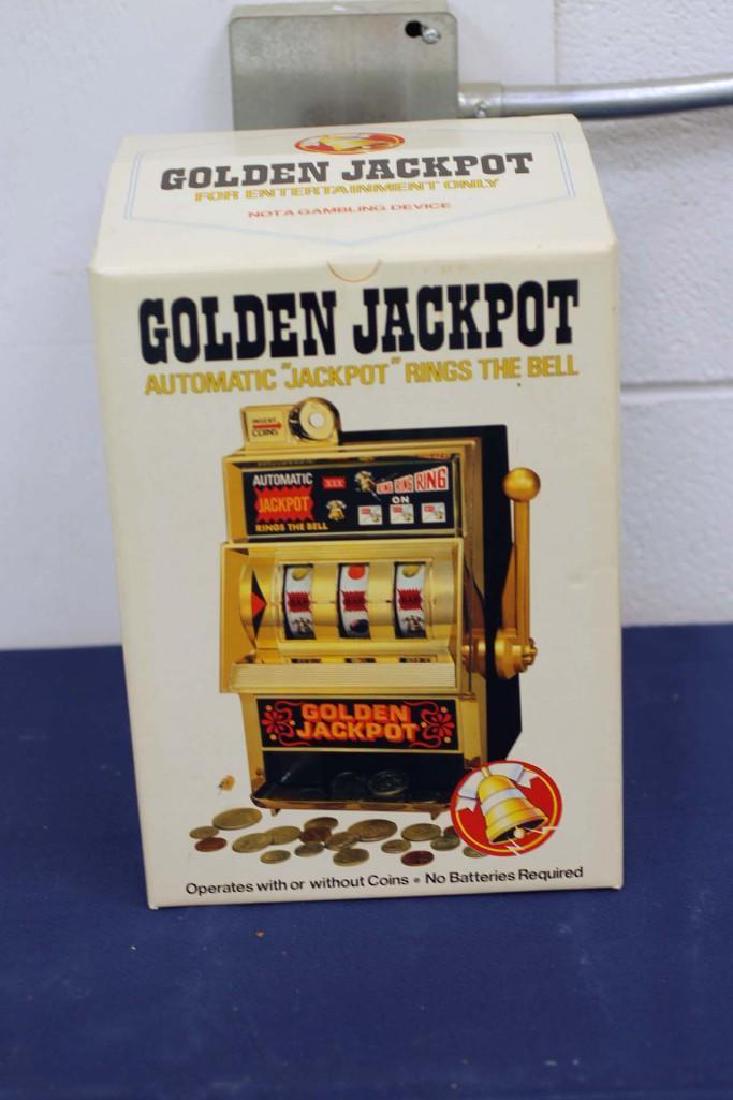 Golden Jackpot Novelty Slot Machine (1 of 2)
