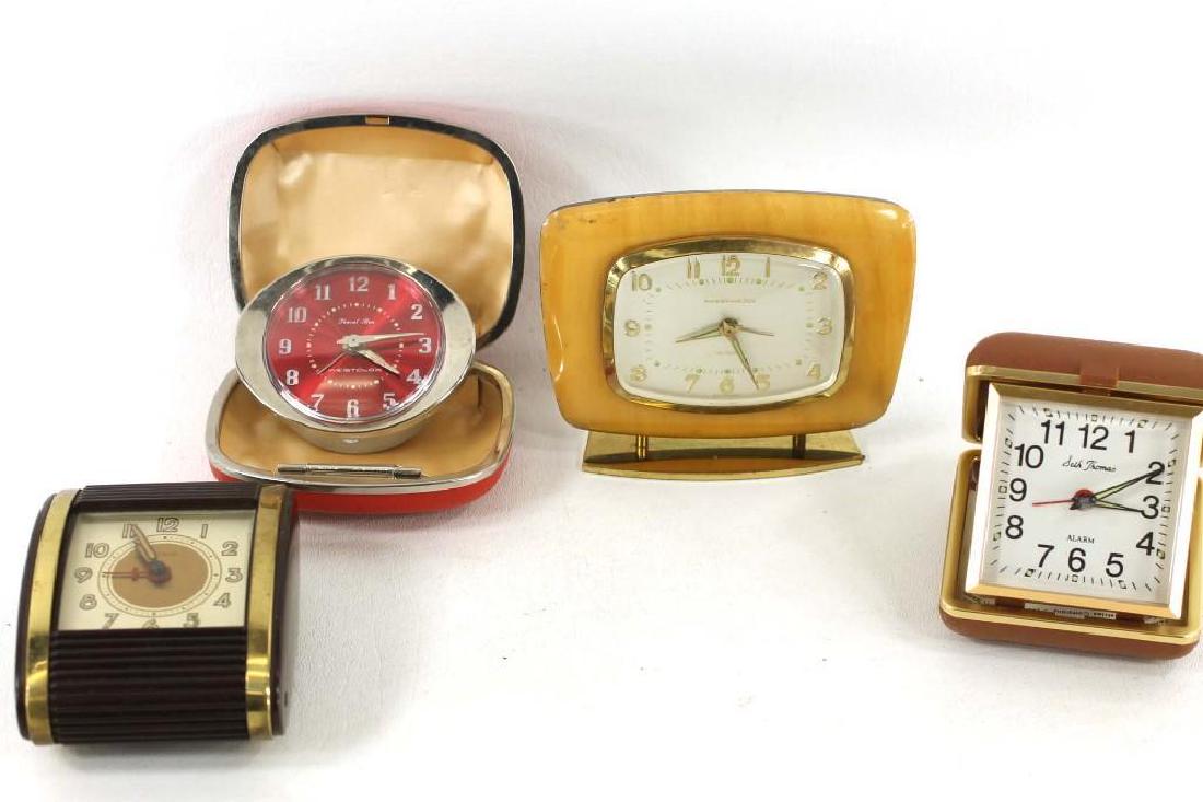 Lot of 4 Small Alarm Clocks (1 of 5)