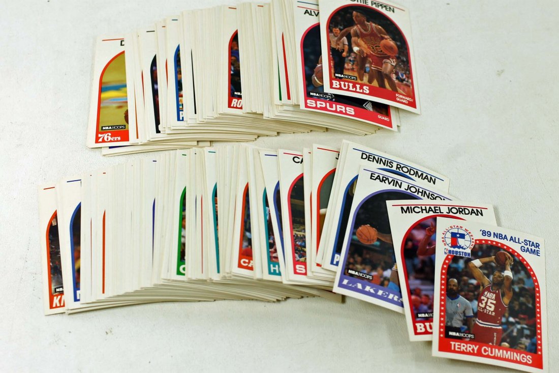 Lot of Approx 200 NBA Hoops Basketball Cards (1 of 1)