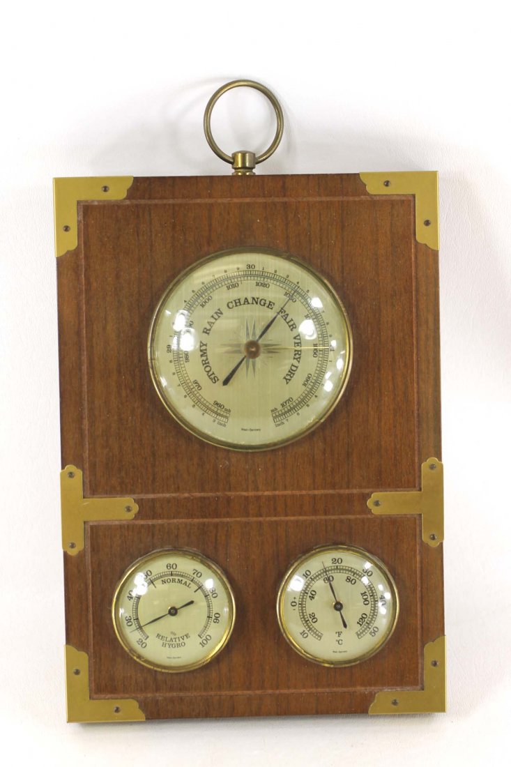 Vintage Wall Barometer Thermometer (1 of 1)