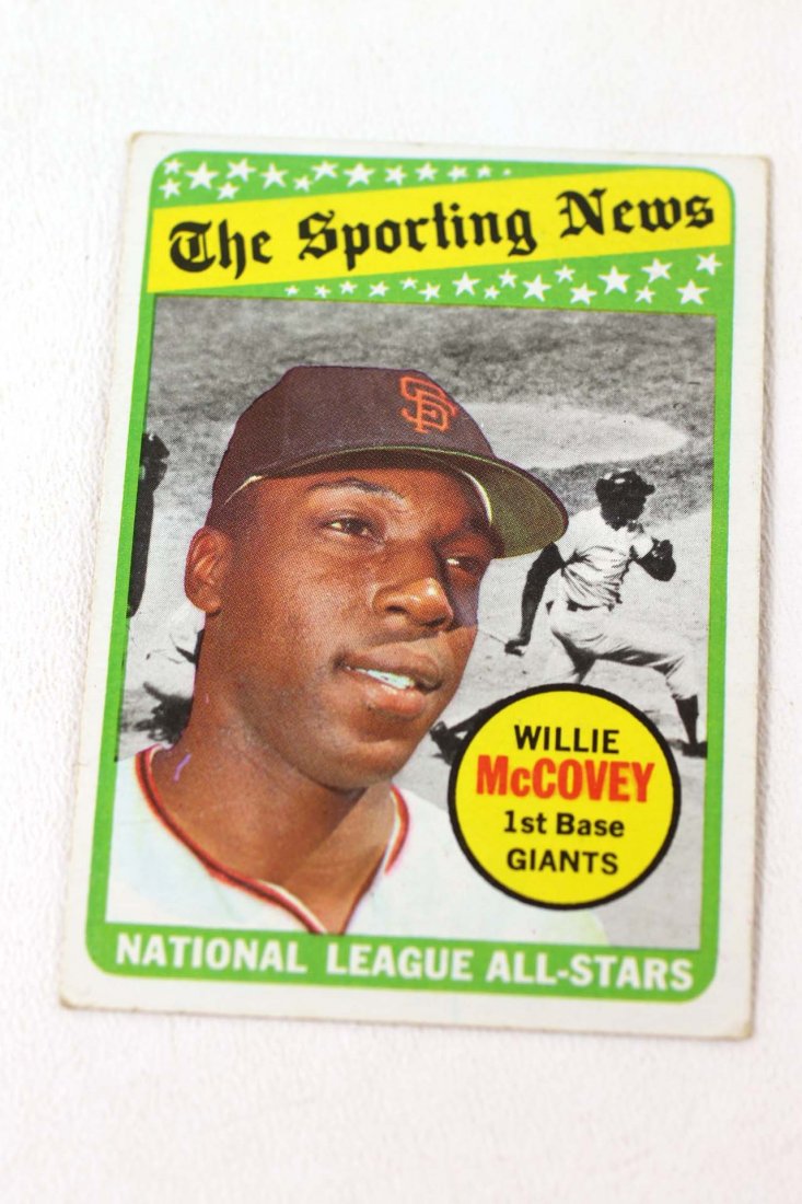 1969 Willie McCovey Topps Sporting News Baseball Card (1 of 2)