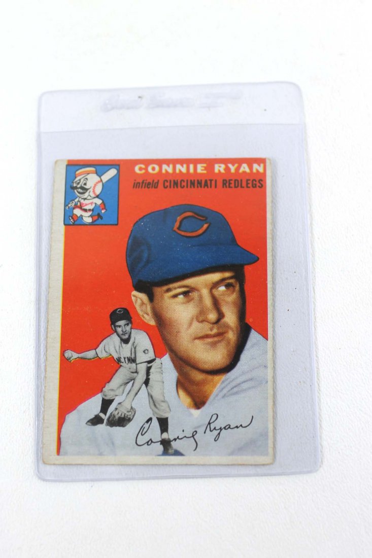 1954 Topps #136 Connie Ryan Baseball Card: 1954 Topps #136 Connie Ryan Baseball Card