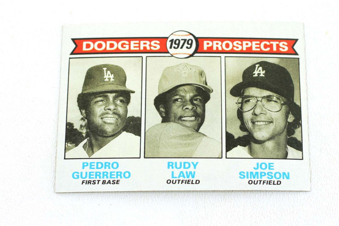 1979 Topps #719 Dodgers Prospects Baseball Card (1 of 2)