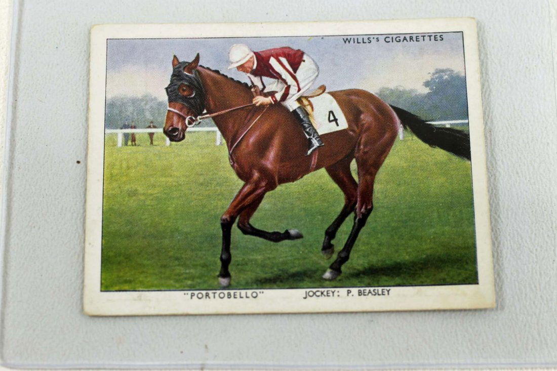 Portobello Racehorses & Jockey's Tobacco Card (1 of 2)