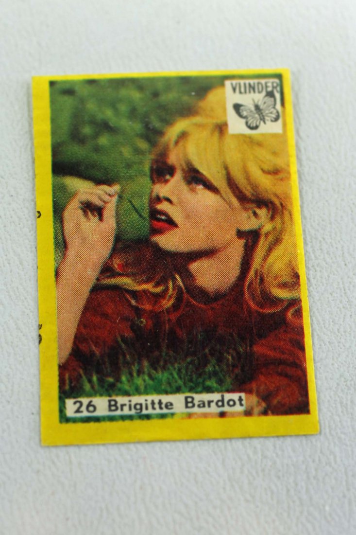 Vlinder Matches Film TV and Music Stars Brigitte Bardot (1 of 1)