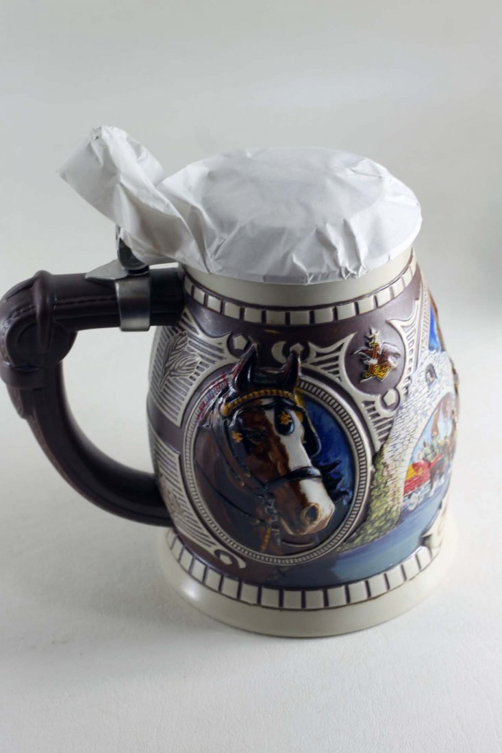 Collectible Budweiser Beer Stein (1 of 5)