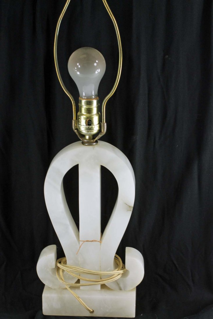 Alabaster Table Lamp: Alabaster table lamp