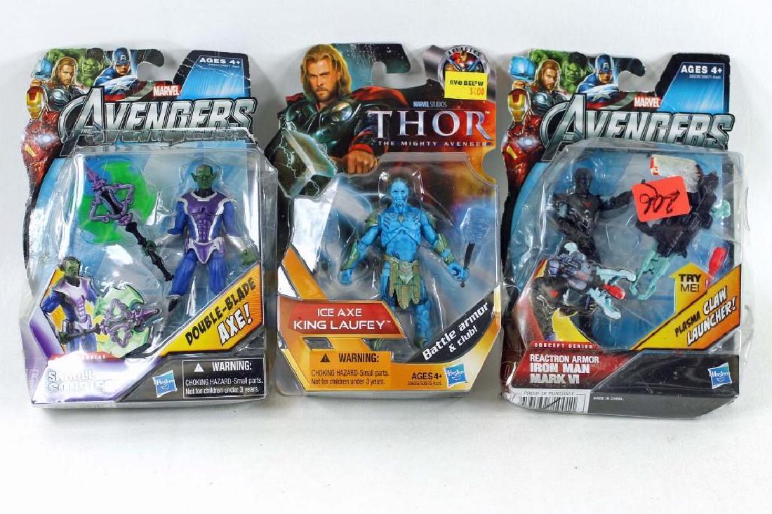 3 Marvel Action Figures incl Skrull Soldier Ice Axe (1 of 2)