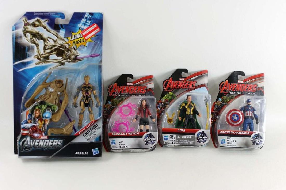 Lot of 4 Marvel Avengers Action Figures incl Chitauri , (1 of 1)