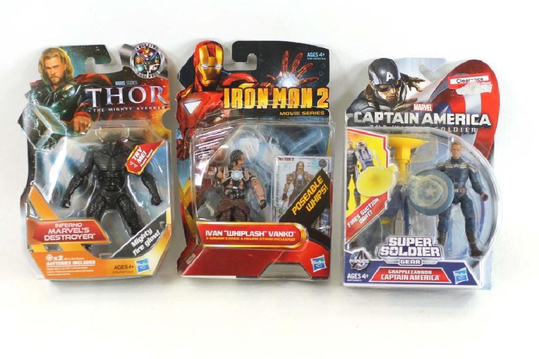 Lot of 3 Marvel Action Figures incl Captain America , (1 of 1)