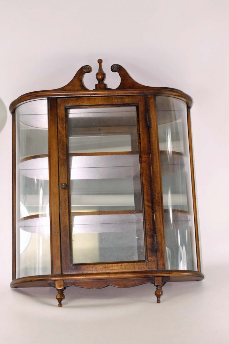 Vintage Wall Mount Curio Shelf (1 of 5)