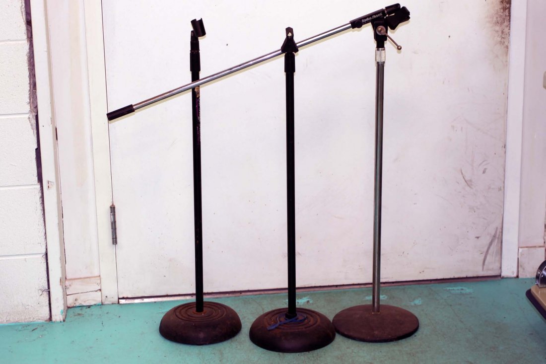 Lot of 3 Microphone Stands (1 of 2)