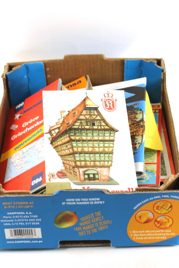 Lot of Vintage Ephemera , Many German Maps (1 of 1)