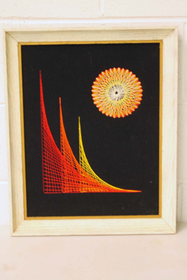 Vintage Framed String Art (1 of 1)