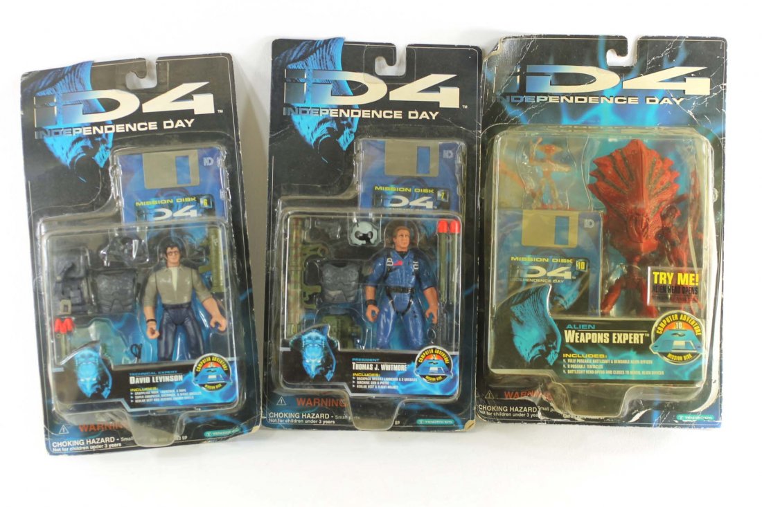 Lot of 3 New in Package Independence Day ID 4 Action Fi (1 of 1)
