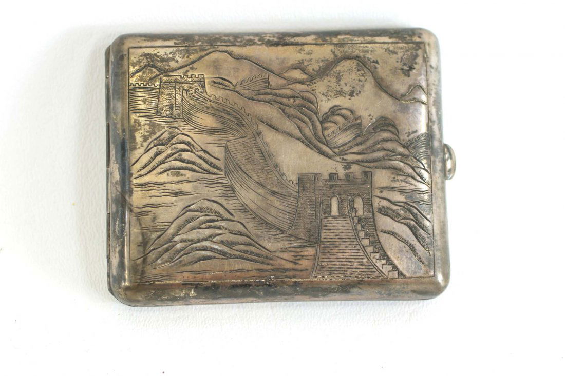 Vintage Sterling Silver Cigarette Case (1 of 6)