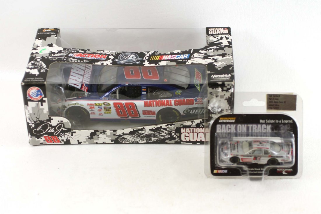 Dale Earnhardt JR Die Cast Car and a Small Dale Earnha: Dale Earnhardt JR Die Cast Car and a Small Dale Earnhardt Die Case Car Nascar