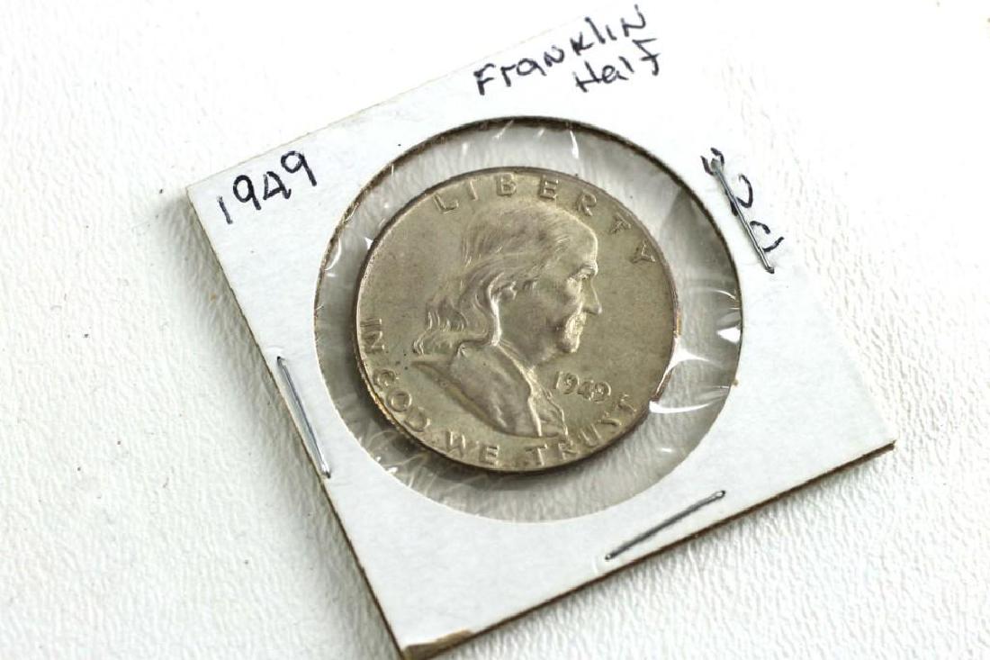 Franklin Half Dollar 1949-P Unc (1 of 2)