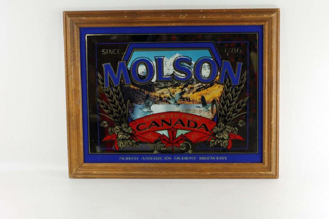 Molson Beer Sign Mirror (1 of 2)