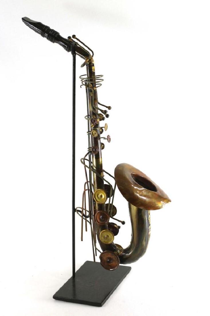 Decorative Art Saxophone Metal Sculpture May 13, 2019 Denotter Auctions, LLC in IL