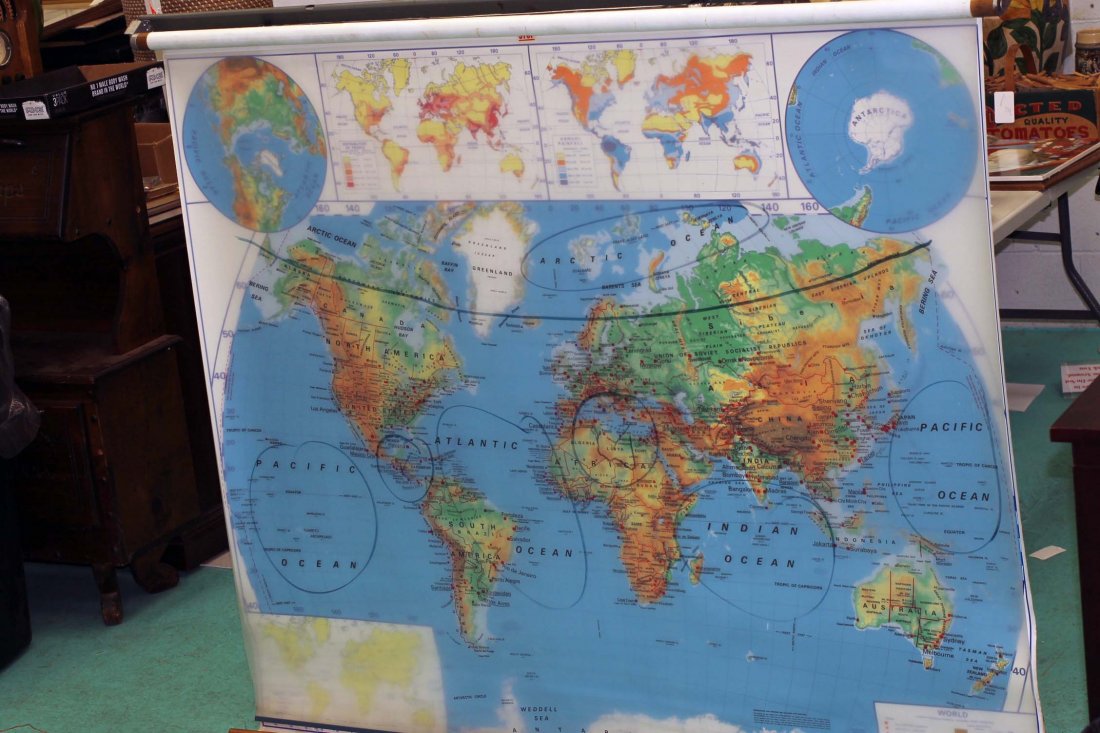 Nystrom School Classroom World Map: Nystrom School Classroom World Map