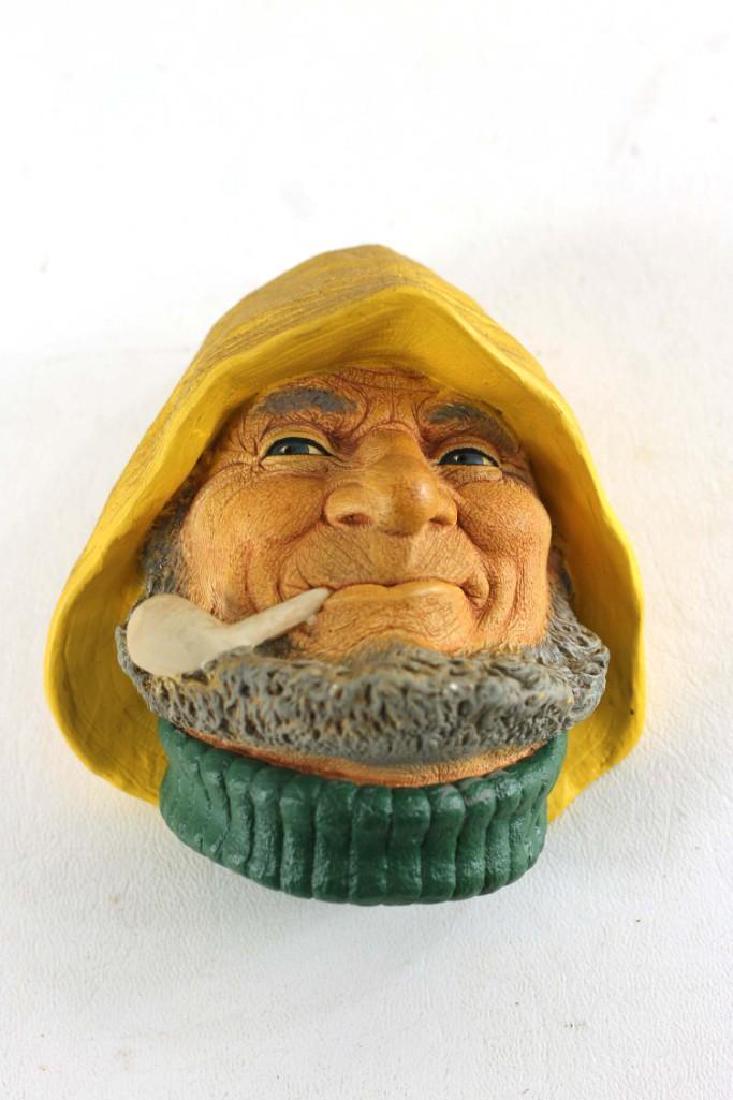 Bossons Chalkware Head Old Salt Fisherman Wall Hanging (1 of 3)
