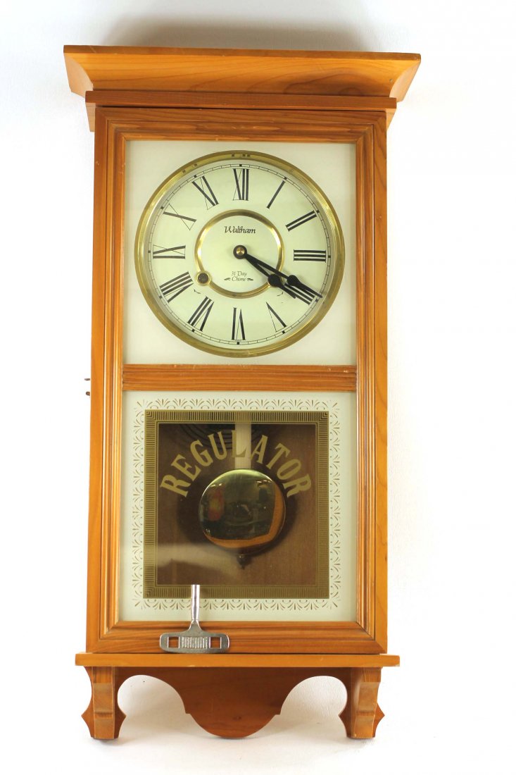Waltham 31 Day Chime Regulator Clock: Waltham 31 Day Chime Regulator Clock