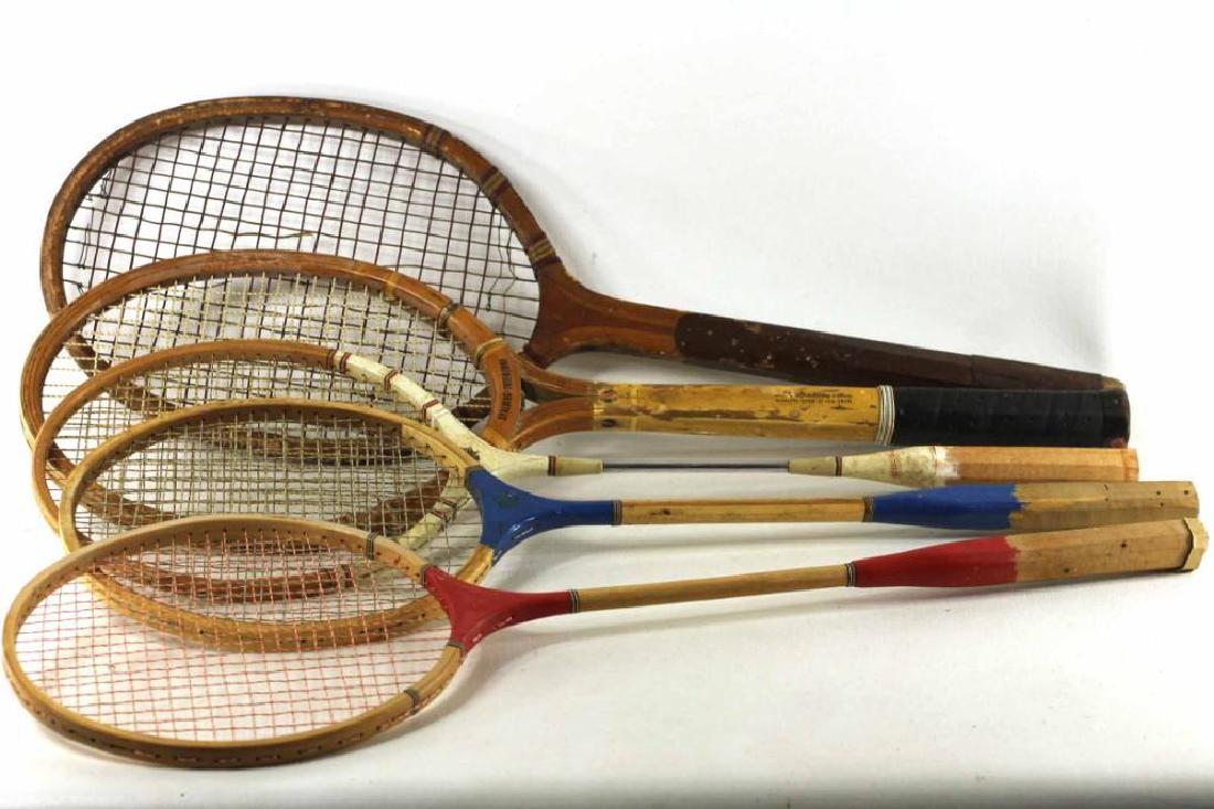 Lot of 5 Racquets or Rackets (1 of 2)