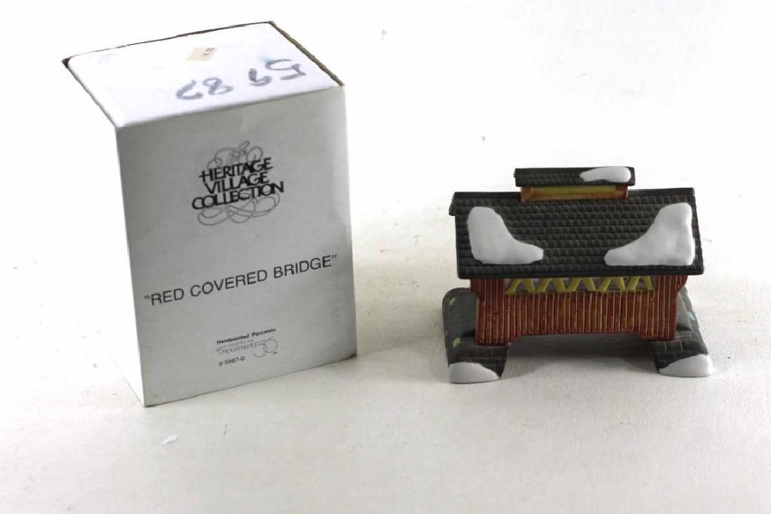 Dept 56 Red Covered Bridge (1 of 3)