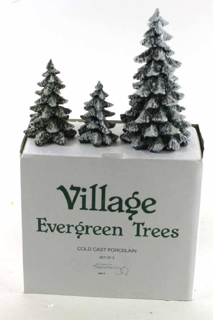 Dept 56 Village Evergreen Trees (1 of 1)