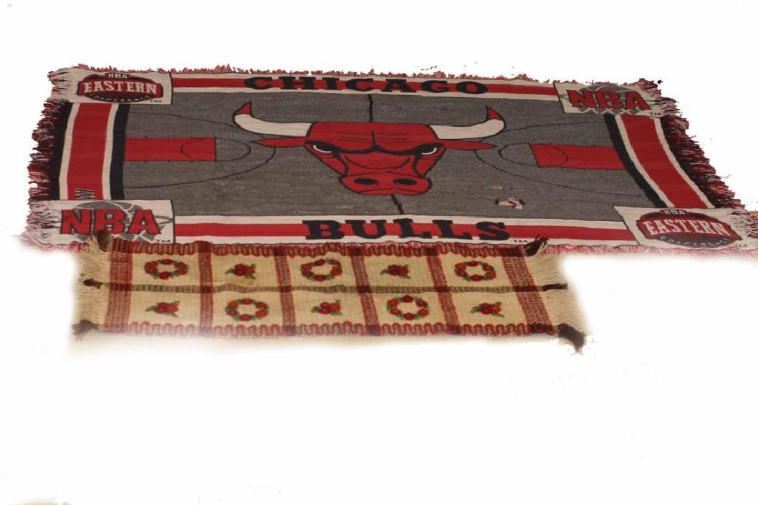 Chicago Bulls Throw and a Christmas Doily (1 of 3)