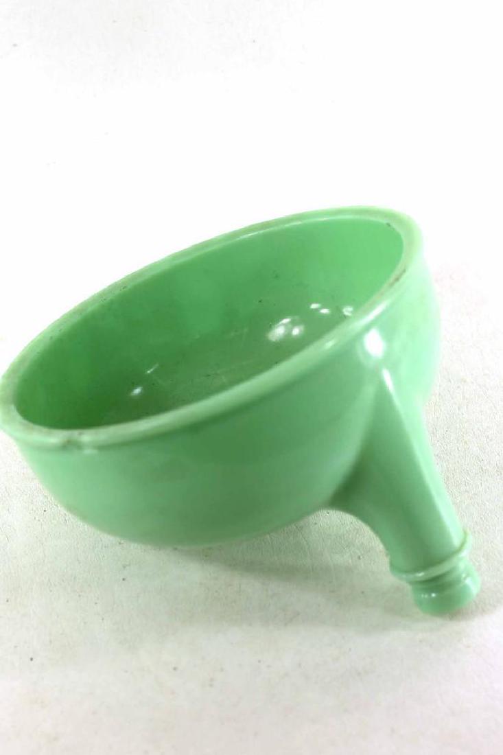Vintage Jadeite Glass Juicer Reamer Attachment for a (1 of 2)